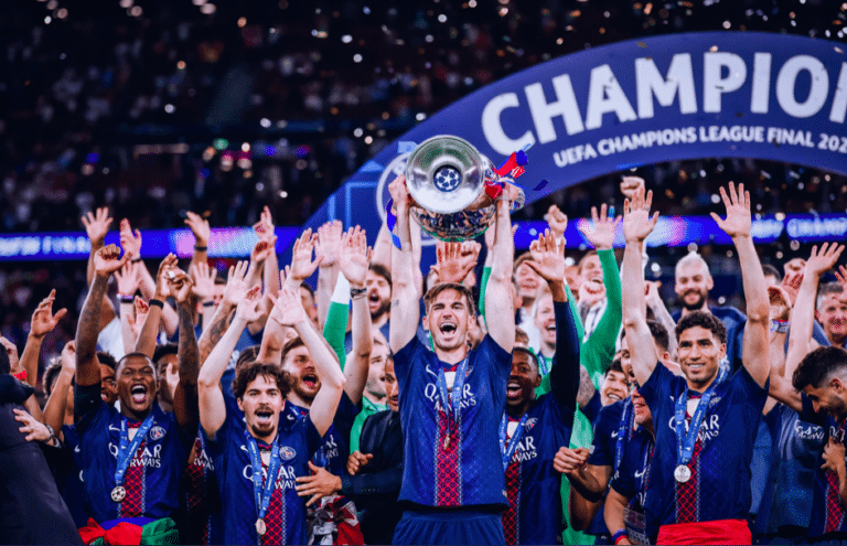 Le PSG remporte la deuxième Ligue des champions de son histoire / Crédit : PSG