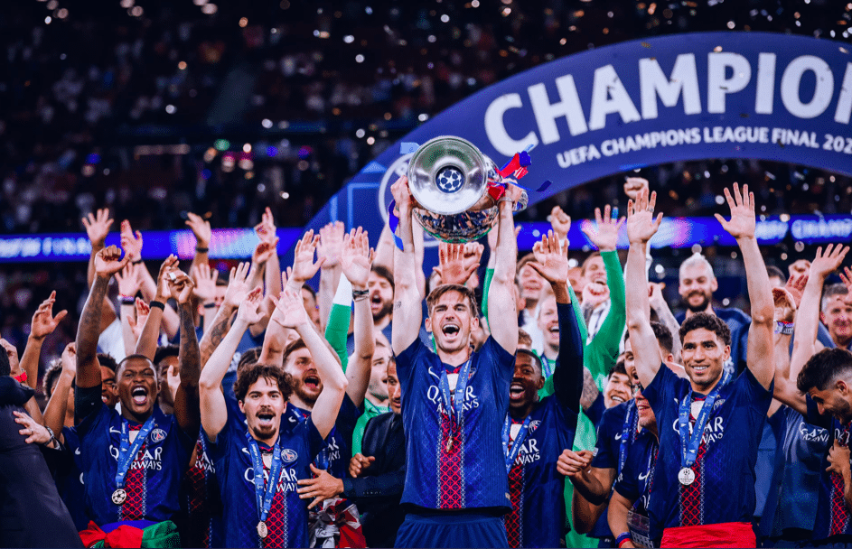 Le PSG remporte la deuxième Ligue des champions de son histoire / Crédit : PSG