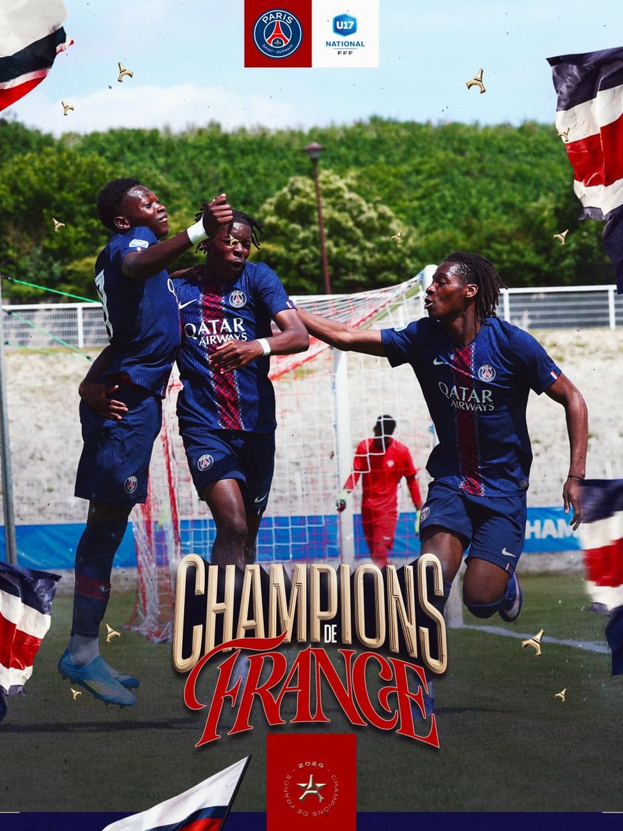 Les U17 sont champions de France !