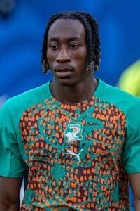 Yan Diomandé a dit oui pour rejoindre le PSG cet été mais son club actuel, Leipzig, n'a pas dit oui. Image: Wikipédia