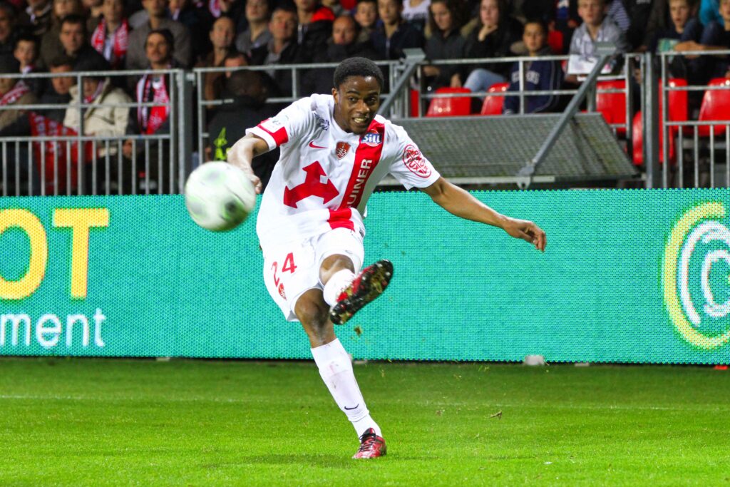 Tripy Makonda sous les couleurs du Stade Brestois - Crédit : Icon Sport