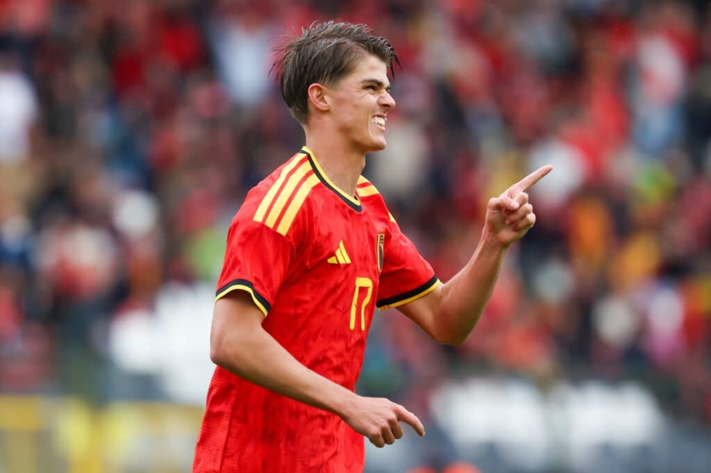 Charles De Ketelaere avec la Belgique - Crédit : Icon Sport