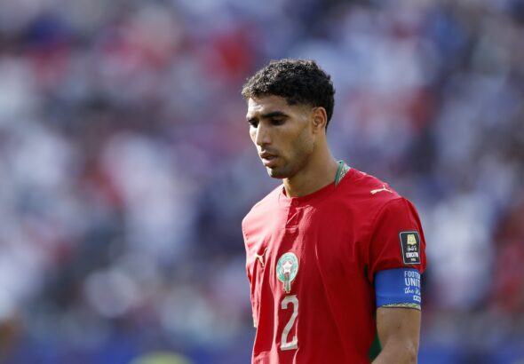 Achraf Hakimi avec le Maroc - Crédit : Icon Sport