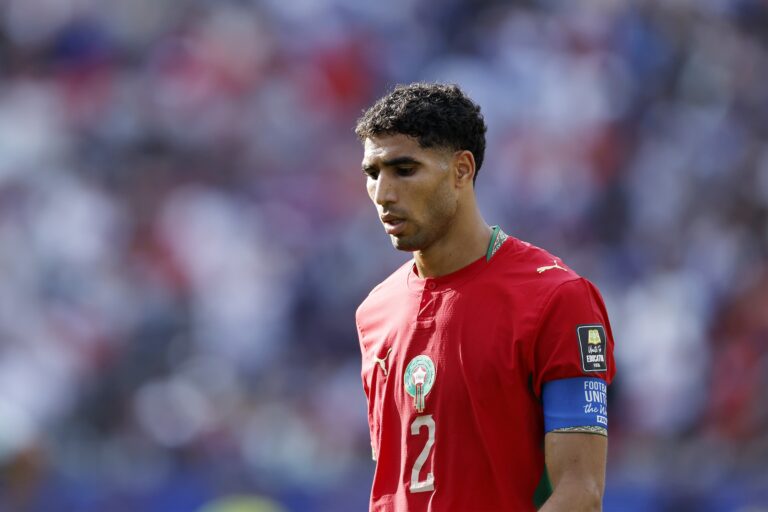 Achraf Hakimi avec le Maroc - Crédit : Icon Sport