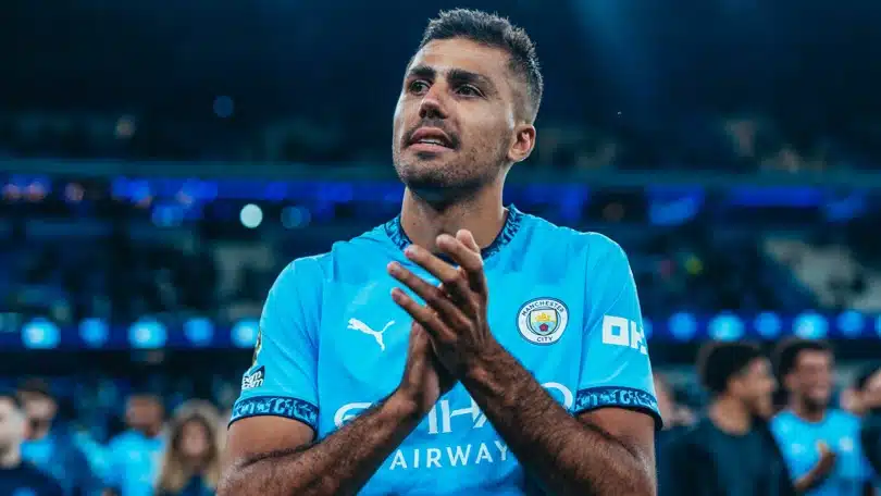 Rodri avec Manchester City - Crédit : mancity.com