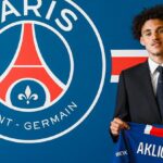 Maghnes Akliouche signe au PSG - Crédit : psg.fr