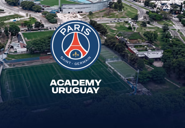 Le PSG ouvre officiellement son académie en Uruguay. Images: psg.fr