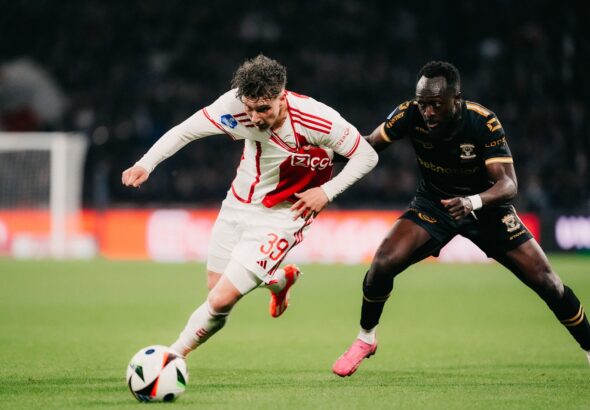 Mika Godts sous les couleurs de l'Ajax