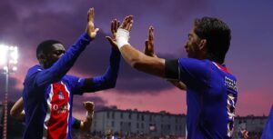 Ousmane Dembélé et Ferran Torres