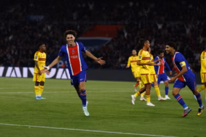 Maghnes Akliouche marque son premier but avec le Paris SG